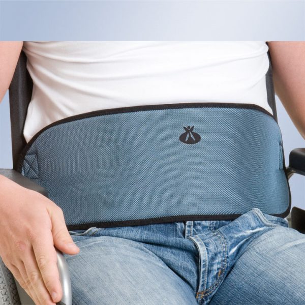 Cinturón abdominal para silla de ruedas
